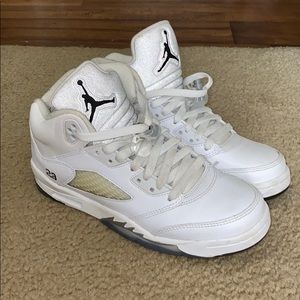 Air Jordan Retro 5 Metallic White (2015)